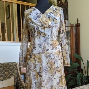 Matching Skirt and Blouse Set 2pc